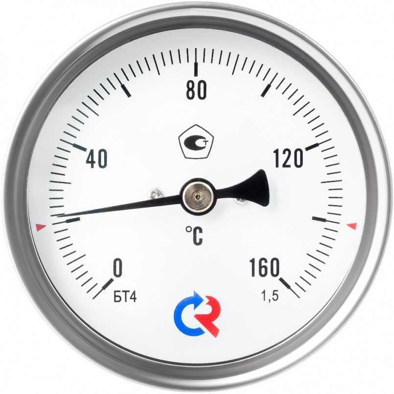 Термометр общетехнический осевой РОСМА БТ-41.211 (-40…60С) G1/2.150.1,5 Термометры #1