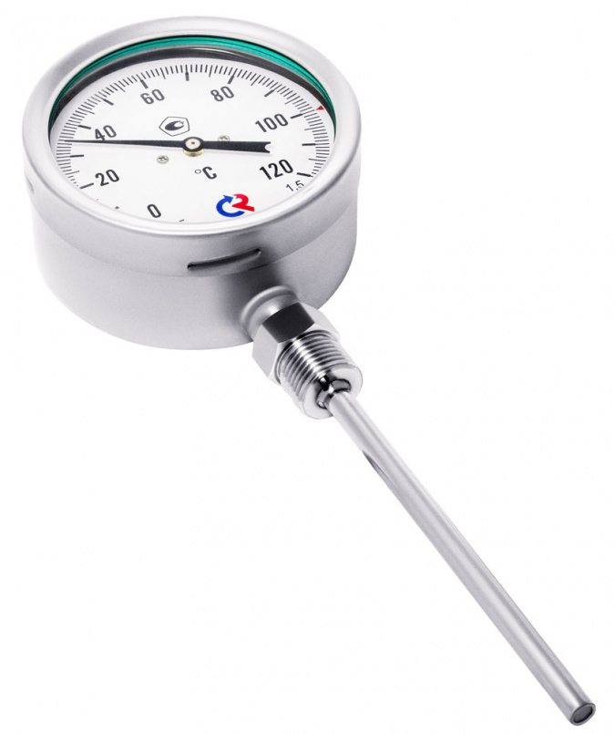 Термометр коррозионностойкий радиальный РОСМА БТ-52.220 (-30...+70С) G1/2.100.1,5 Силикон Термометры #4